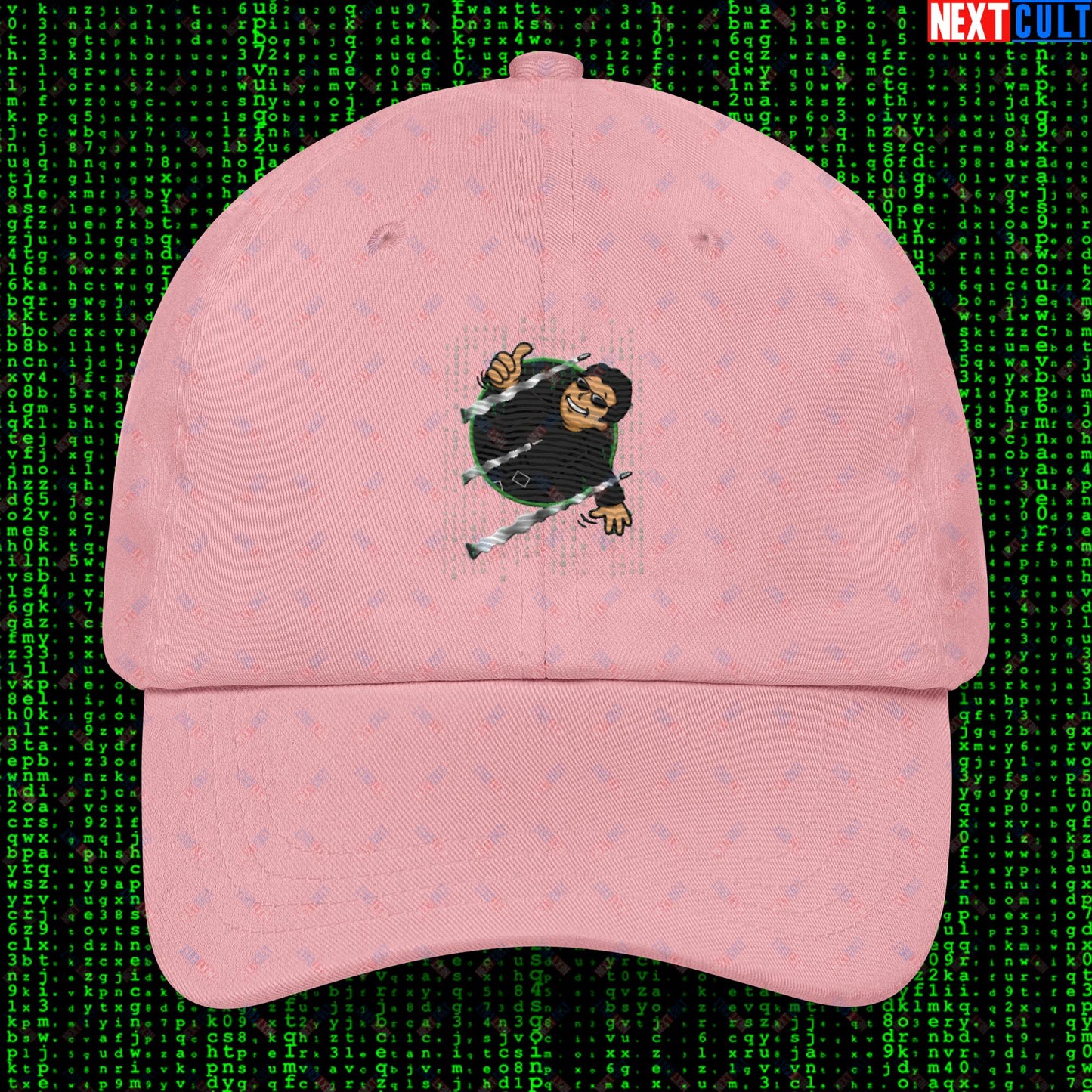 Neo Matrix Vault Boy Fallout Funny Meme Cartoon Mashup Dad hat Next Cult Brand