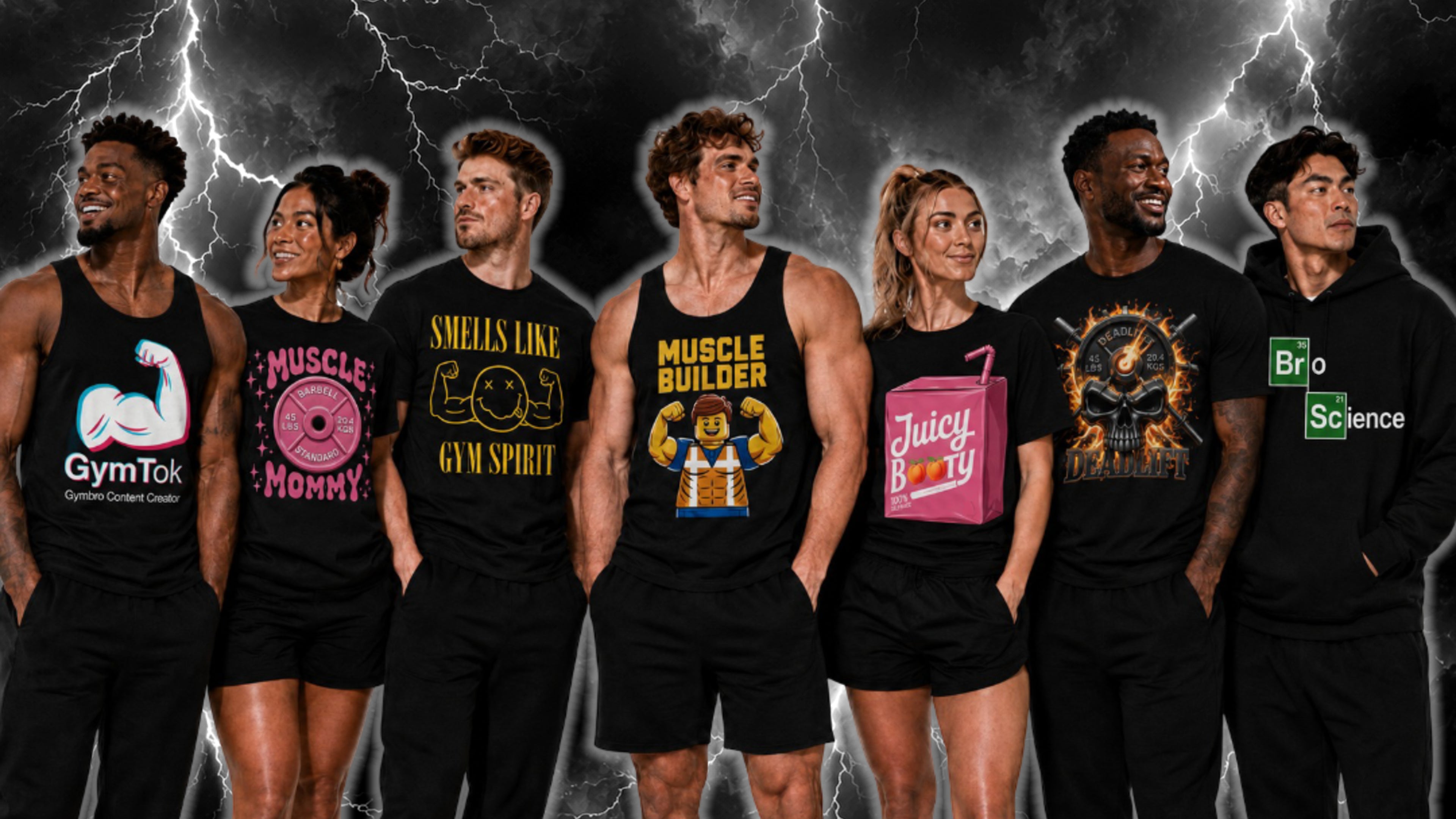 Next Cult Brand- Funny Gym Shirts and Hilarious Workout Pump Covers