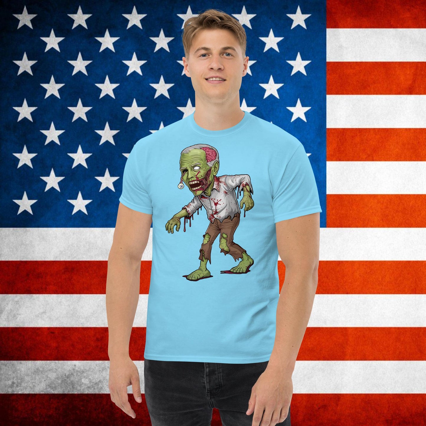 Old Joe Biden Zombie Walking Dead Funny Politics tee Next Cult Brand