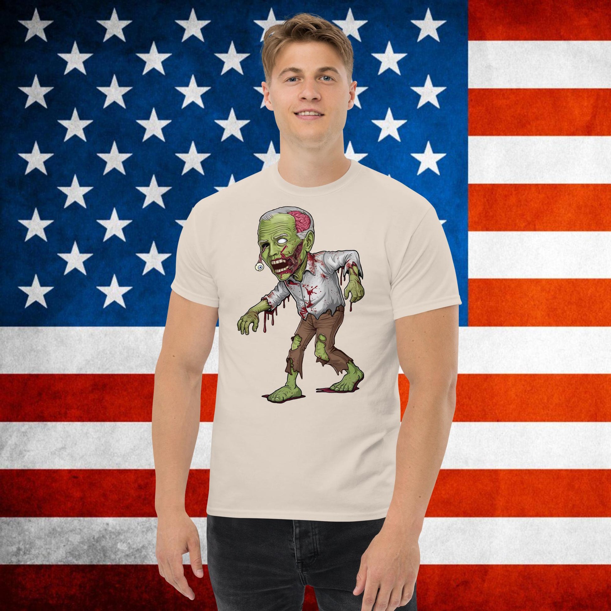 Old Joe Biden Zombie Walking Dead Funny Politics tee Next Cult Brand