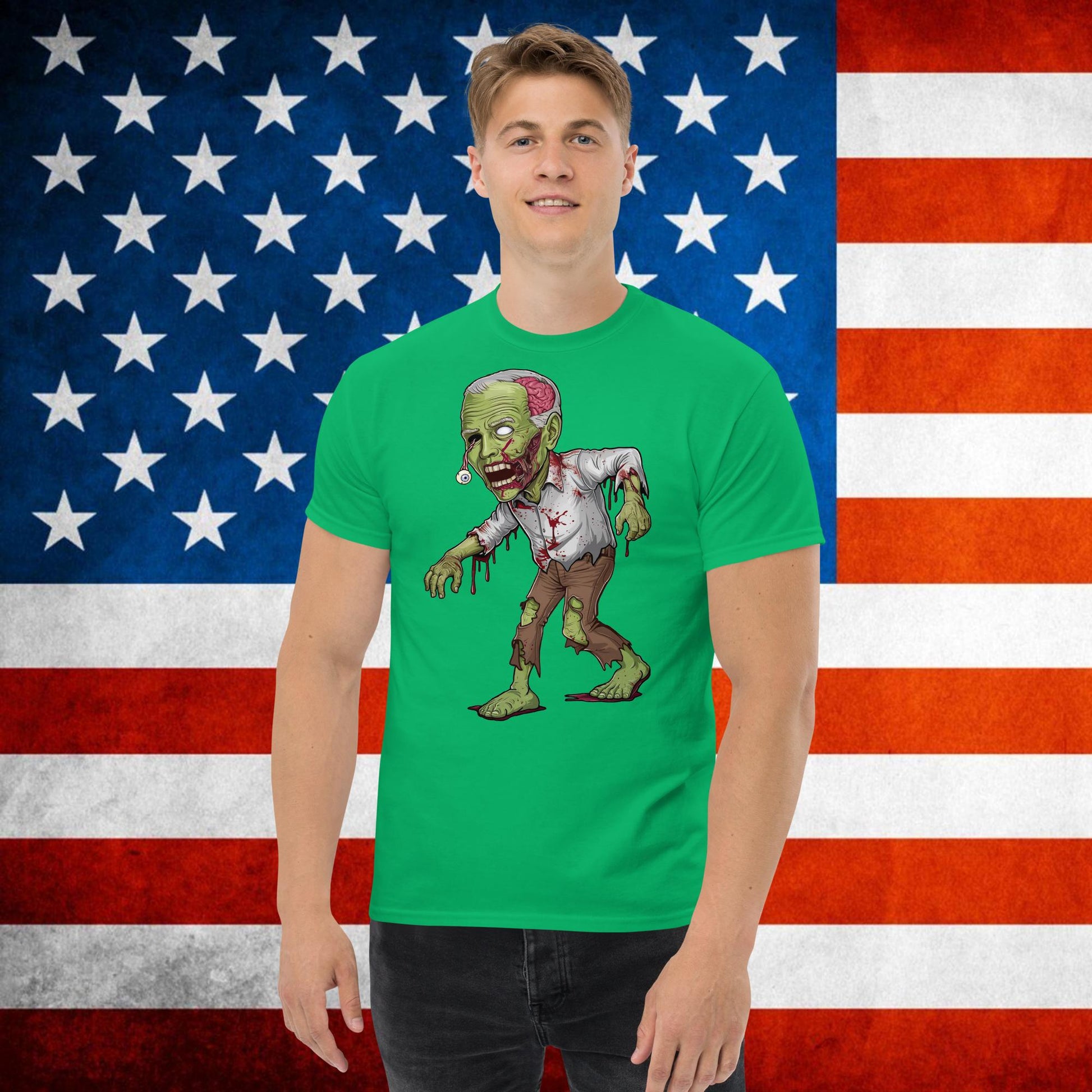 Old Joe Biden Zombie Walking Dead Funny Politics tee Next Cult Brand