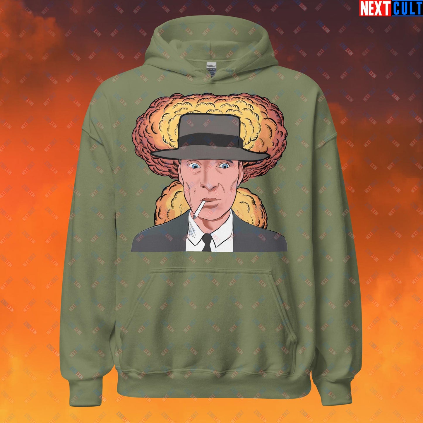 Oppenheimer Cartoon Funny Movie Cillian Murphy Unisex Hoodie Next Cult Brand