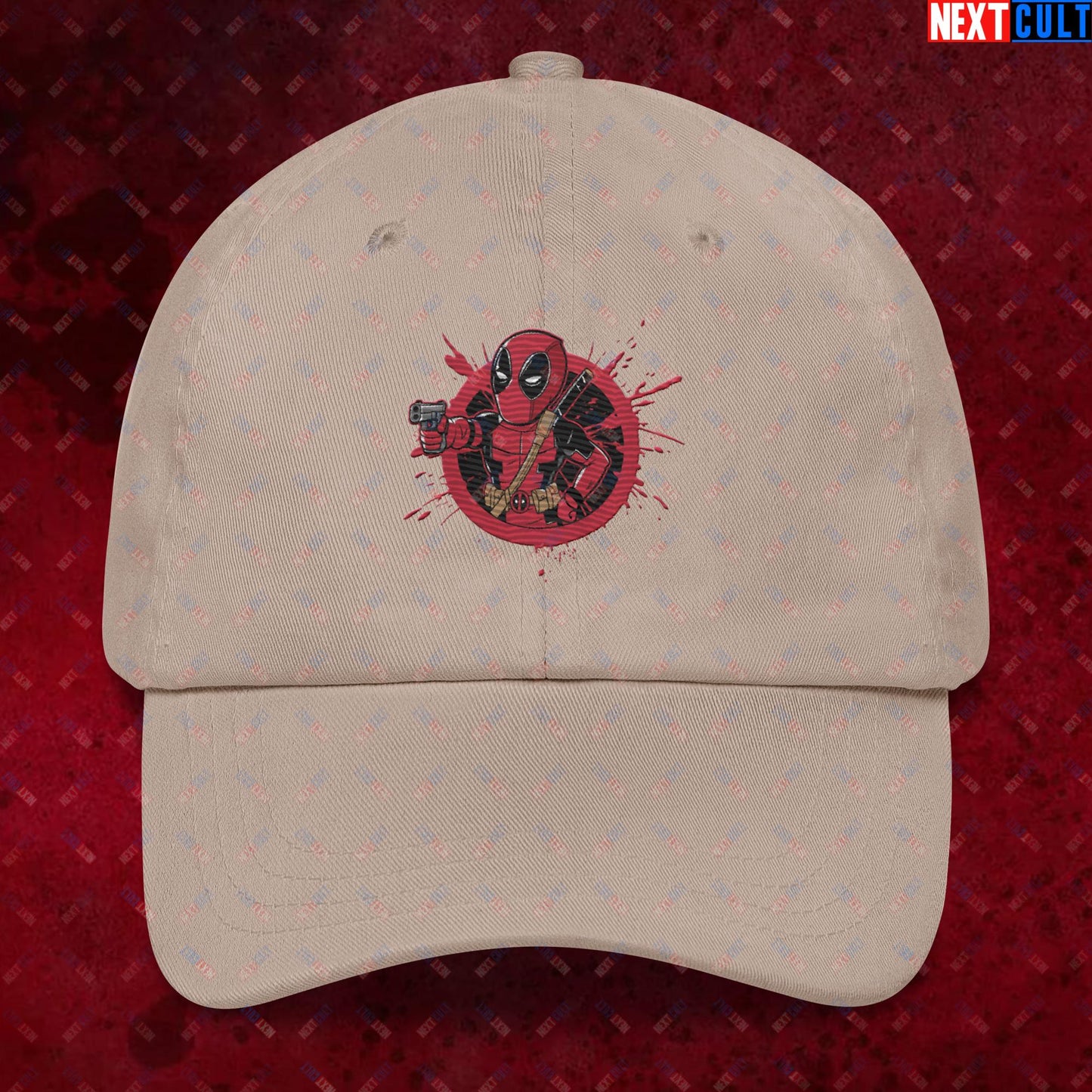 Pool Boy Deadpool Vault Boy Fallout Funny Cartoon Mashup Dad hat Next Cult Brand