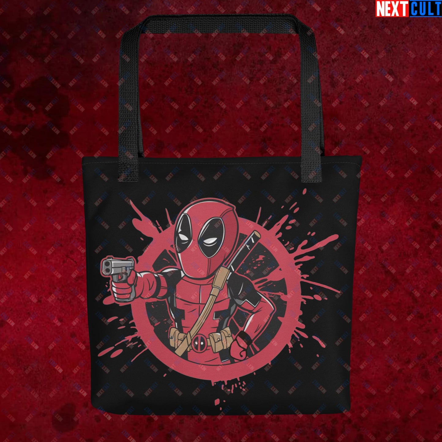 Pool Boy Deadpool Vault Boy Fallout Funny Cartoon Mashup Tote bag Default Title Bags Deadpool Fallout Movies Ryan Reynolds Superheroes Vault Boy Next Cult Brand