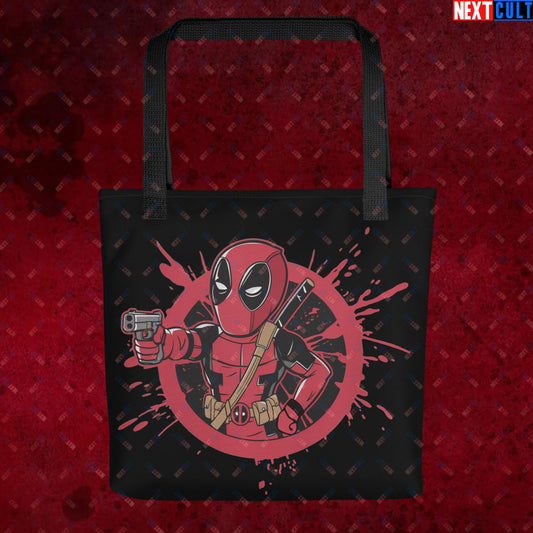 Pool Boy Deadpool Vault Boy Fallout Funny Cartoon Mashup Tote bag Default Title Bags Deadpool Fallout Movies Ryan Reynolds Superheroes Vault Boy Next Cult Brand