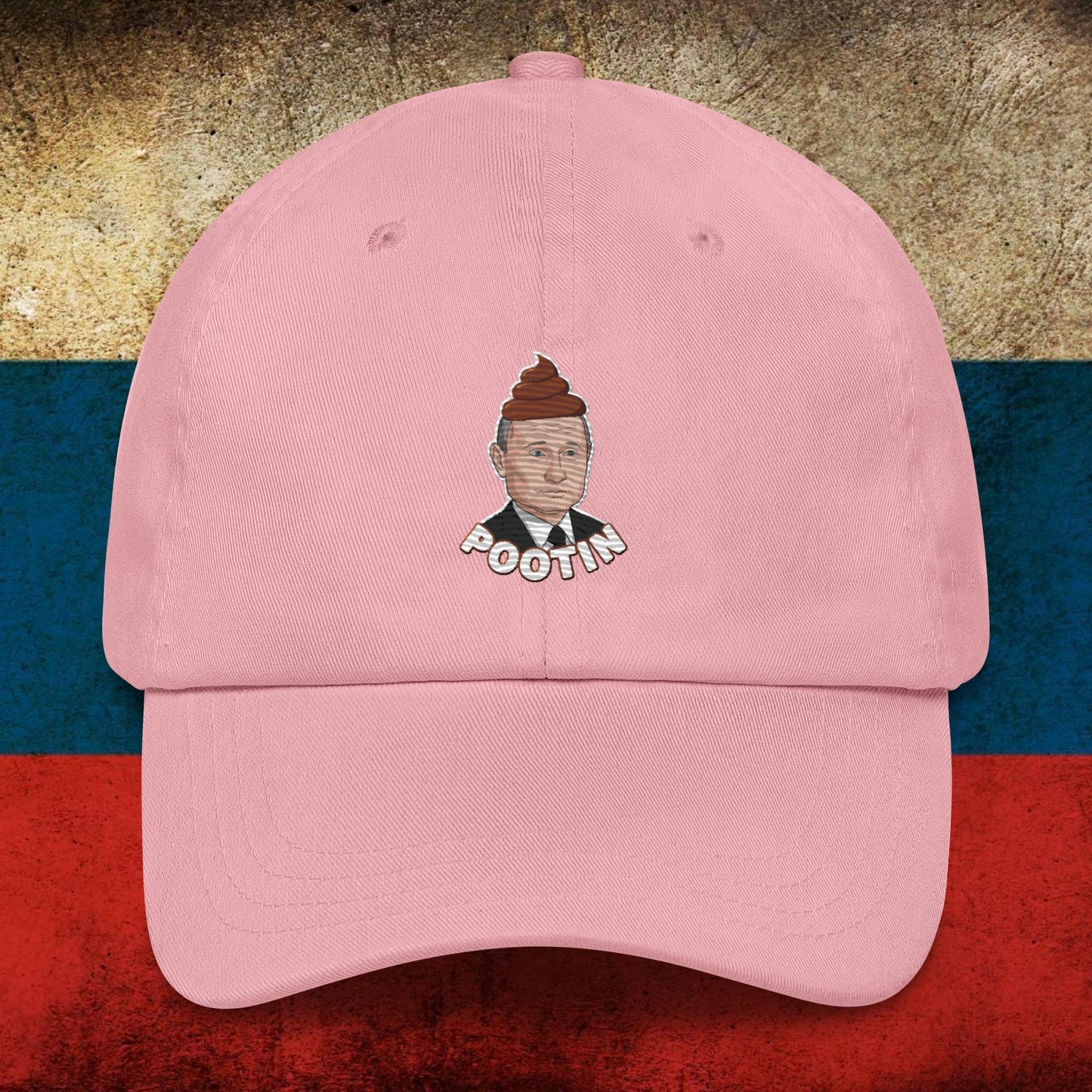 Pootin Funny Anti Vladimir Putin Dad hat Next Cult Brand