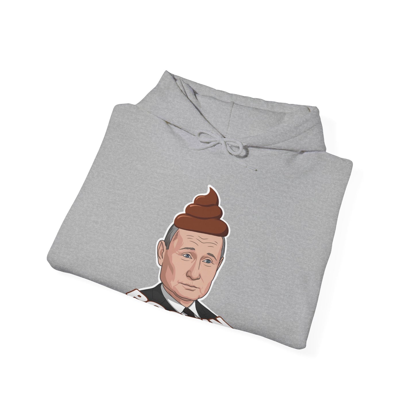 Pootin Funny Anti Vladimir Putin Unisex Heavy Blend Hooded Sweatshirt Next Cult Brand