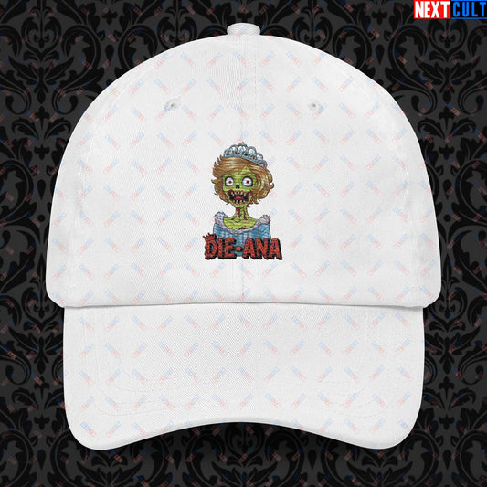 Princess Diana Zombie Die-Ana Funny Royal Family Conspiracy Dad hat White Hats Conspiracy Theories Politics Princess Diana Royal Family Zombie Next Cult Brand