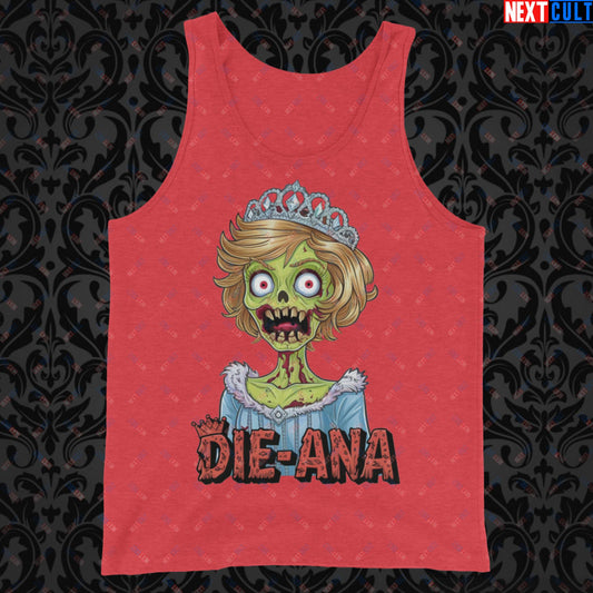 Princess Diana Zombie Die-Ana Funny Royal Family Conspiracy Tank Top Next Cult Brand