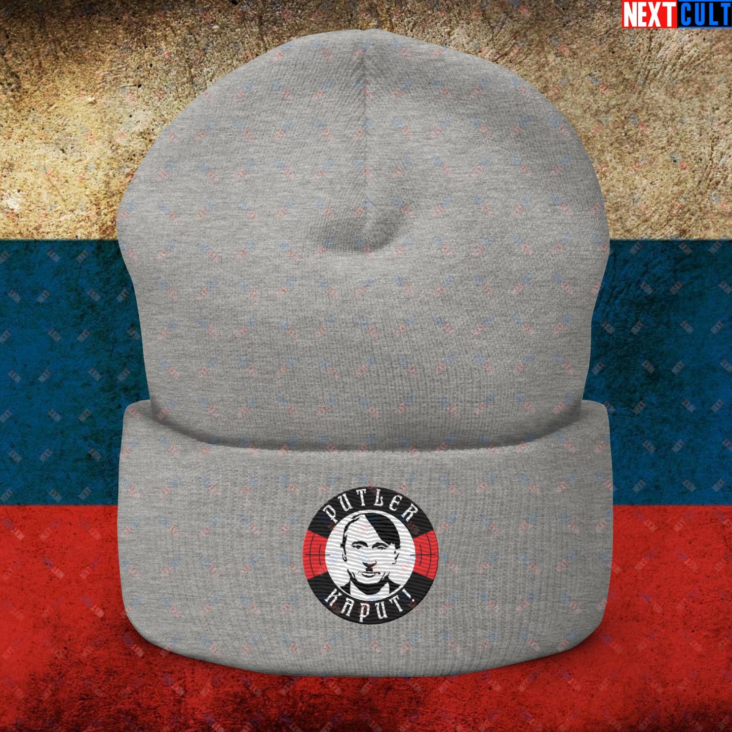 Putler Kaput Anti Vladimir Putin Cuffed Beanie Next Cult Brand