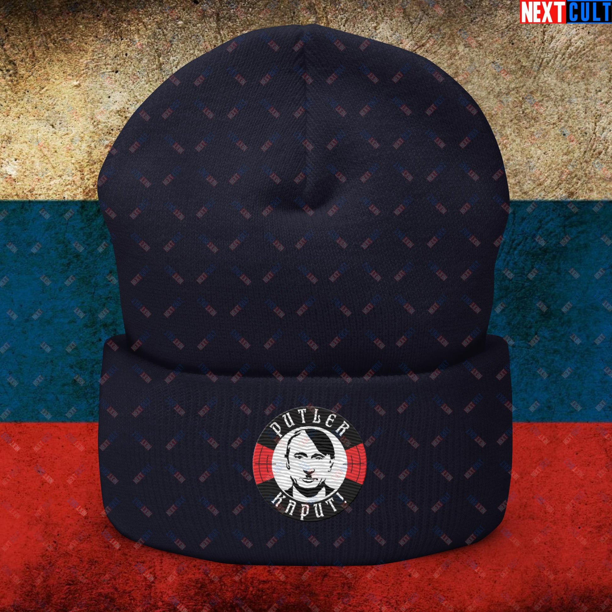 Putler Kaput Anti Vladimir Putin Cuffed Beanie Next Cult Brand