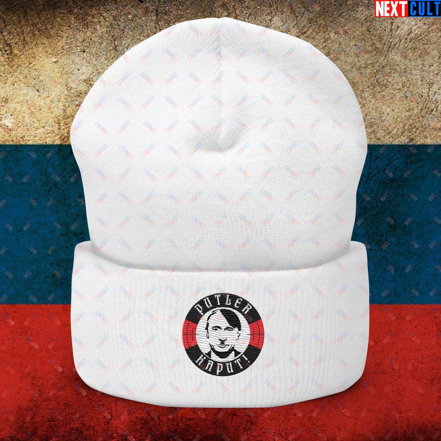 Putler Kaput Anti Vladimir Putin Cuffed Beanie Next Cult Brand