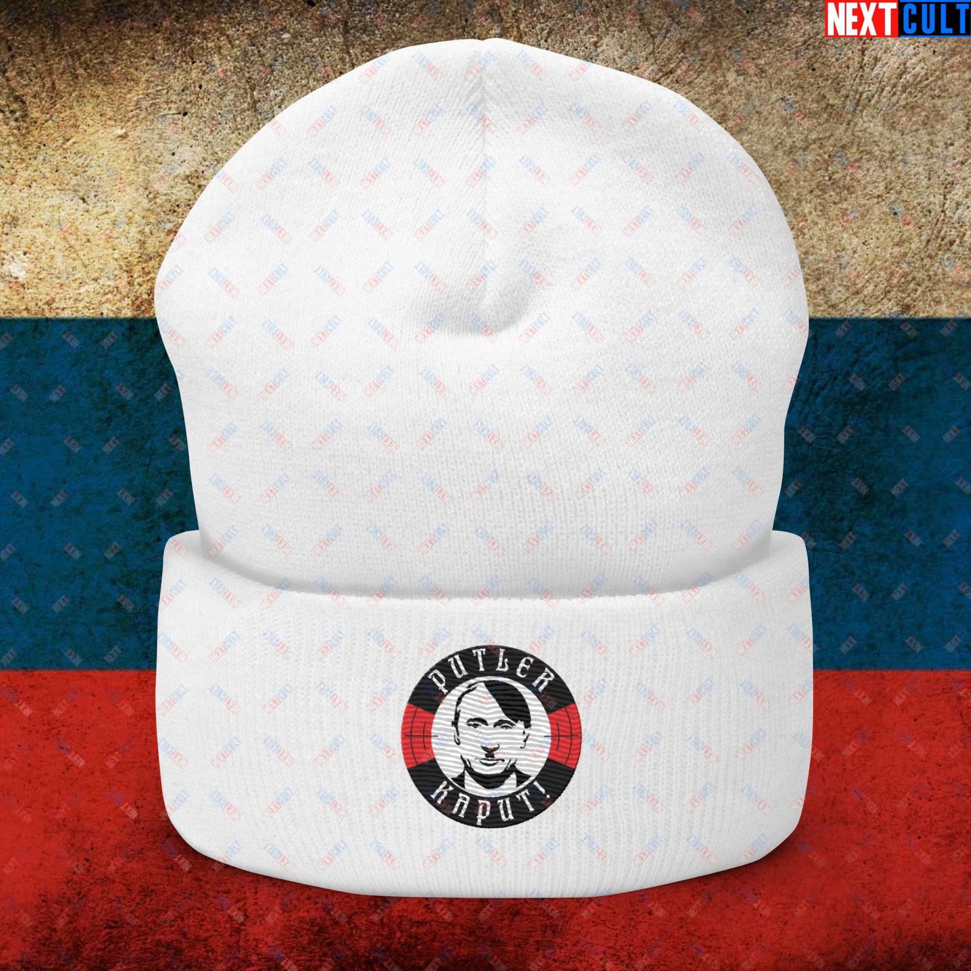 Putler Kaput Anti Vladimir Putin Cuffed Beanie Next Cult Brand