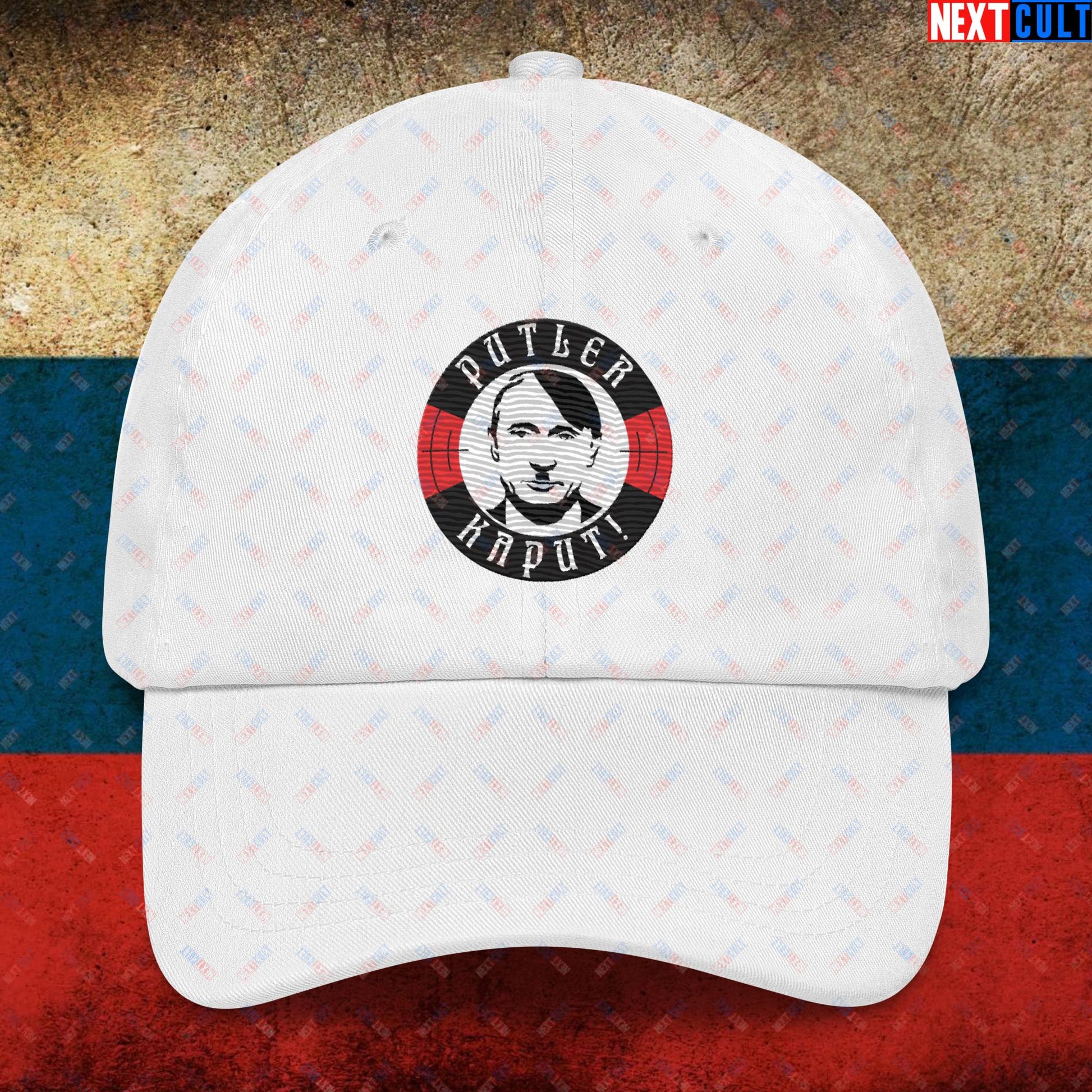 Putler Kaput Anti Vladimir Putin Dad hat White Hats Politics Vladimir Putin Next Cult Brand