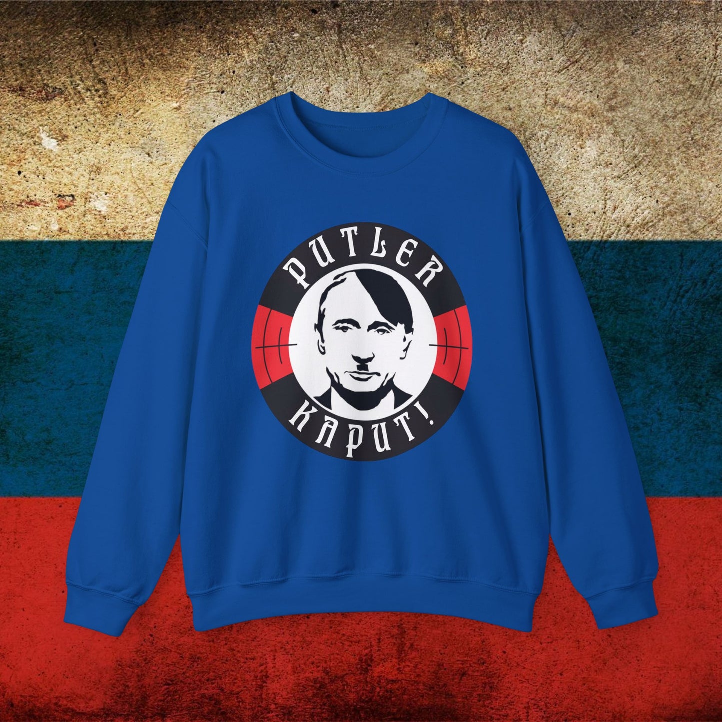 Putler Kaput Anti Vladimir Putin Unisex Heavy Blend Crewneck Sweatshirt Next Cult Brand