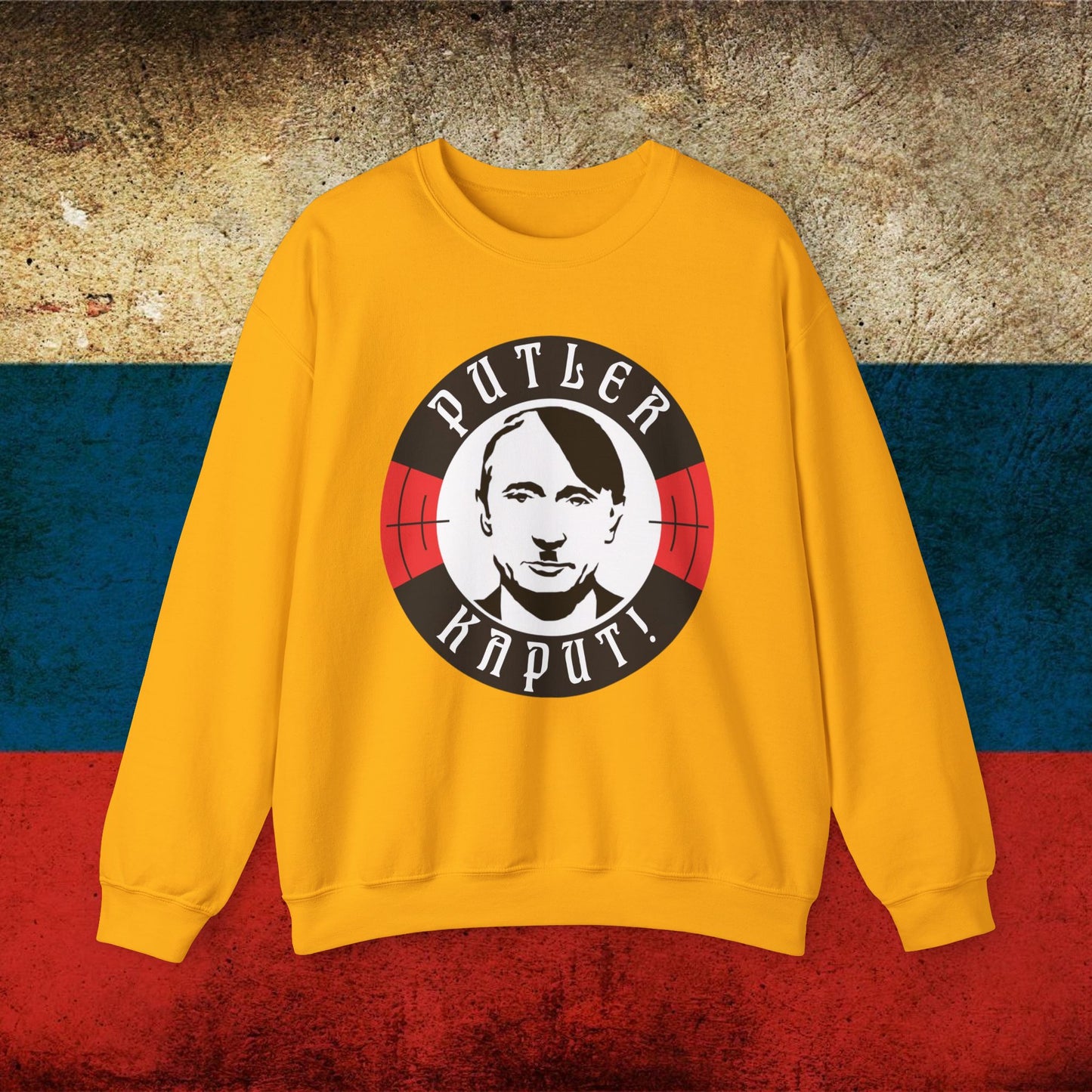 Putler Kaput Anti Vladimir Putin Unisex Heavy Blend Crewneck Sweatshirt Next Cult Brand