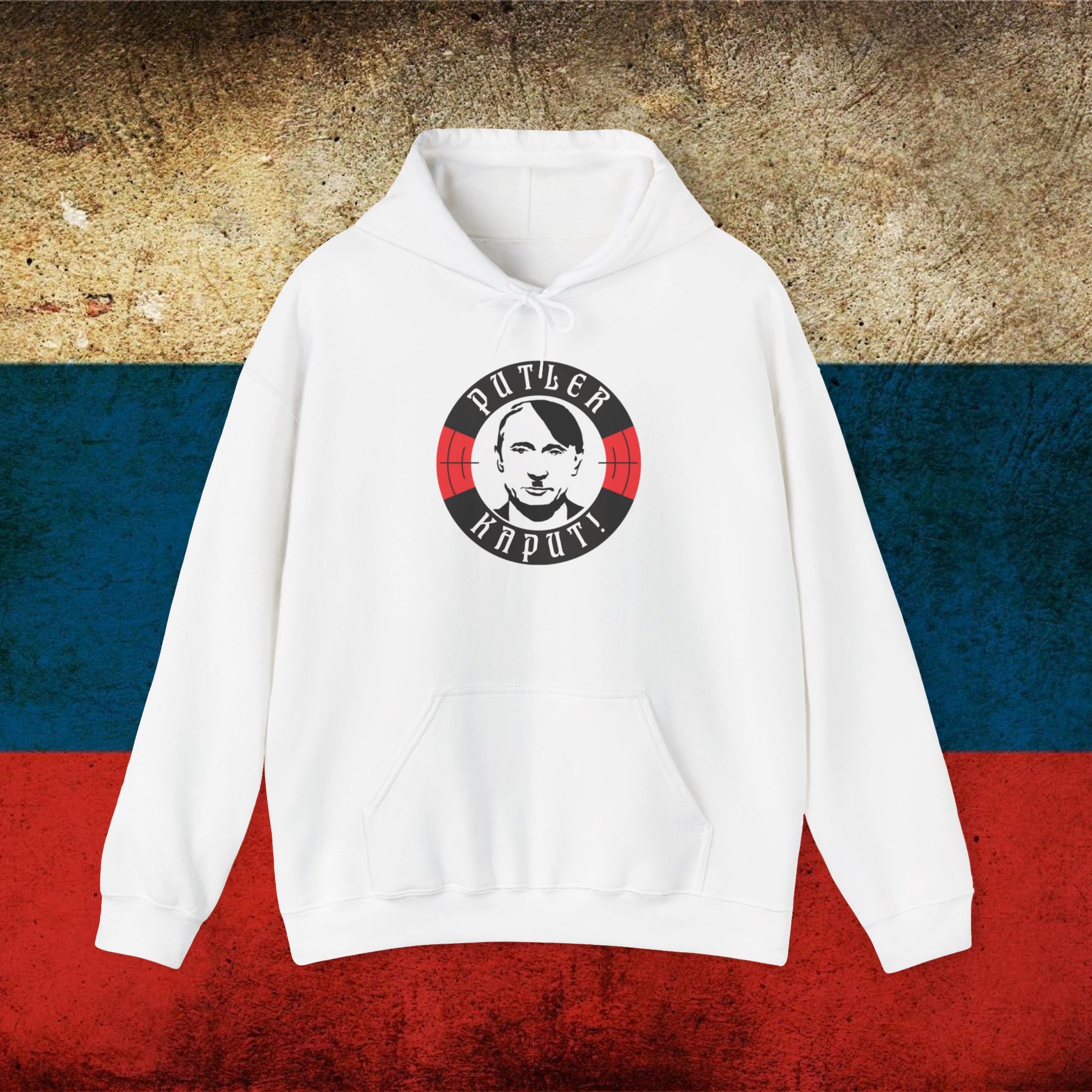 Putler Kaput Anti Vladimir Putin Unisex Heavy Blend Hooded Sweatshirt Next Cult Brand