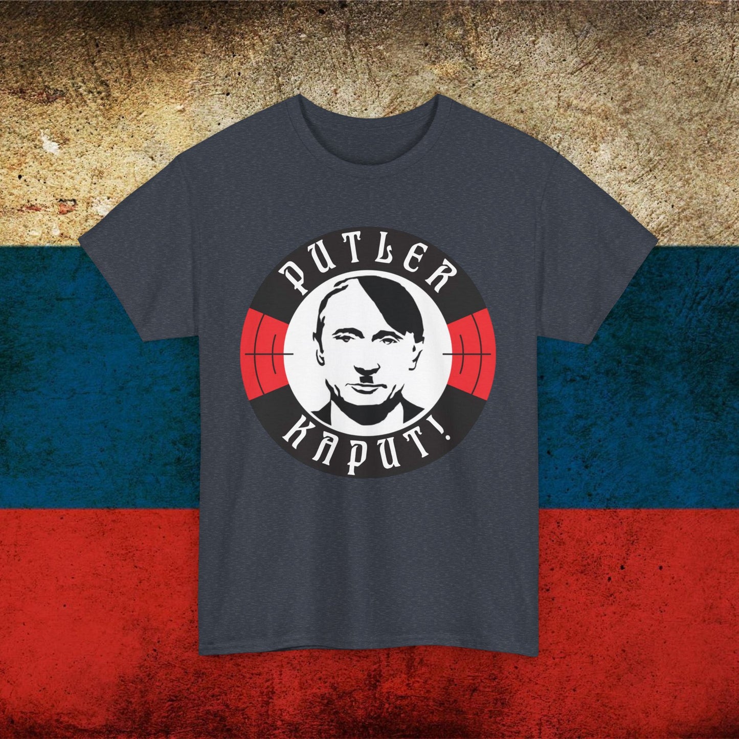 Putler Kaput Anti Vladimir Putin Unisex Heavy Cotton Tee Next Cult Brand