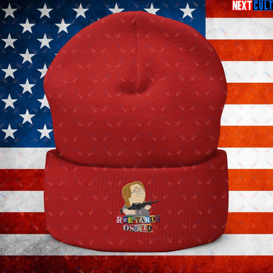 Ree Tardy Oswald Funny Thomas Matthew Crooks Donald Trump Assassination Attempt Meme Cuffed Beanie Red Hats Conspiracy Theories Donald Trump Politics Republicans South Park TV Shows Next Cult Brand