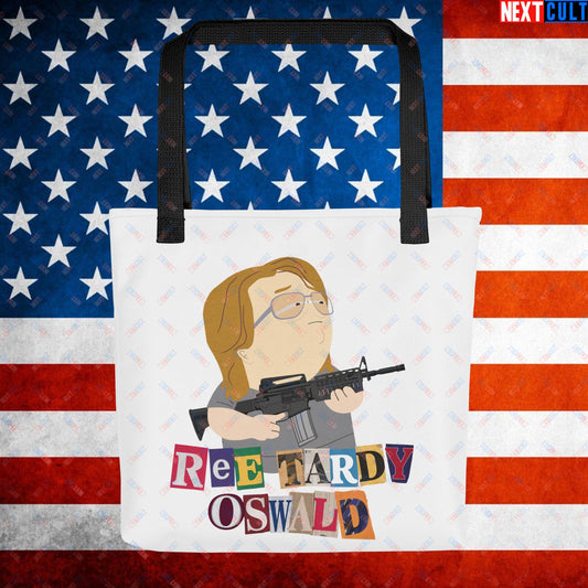 Ree Tardy Oswald Funny Thomas Matthew Crooks Donald Trump Assassination Attempt Meme Tote bag Default Title Bags Conspiracy Theories Donald Trump Politics Republicans South Park TV Shows Next Cult Brand