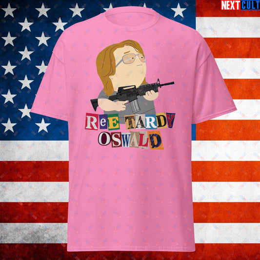Ree Tardy Oswald Funny Thomas Matthew Crooks Donald Trump Assassination Attempt Meme Unisex t-shirt Azalea T-shirts Conspiracy Theories Donald Trump Politics Republicans South Park TV Shows Next Cult Brand