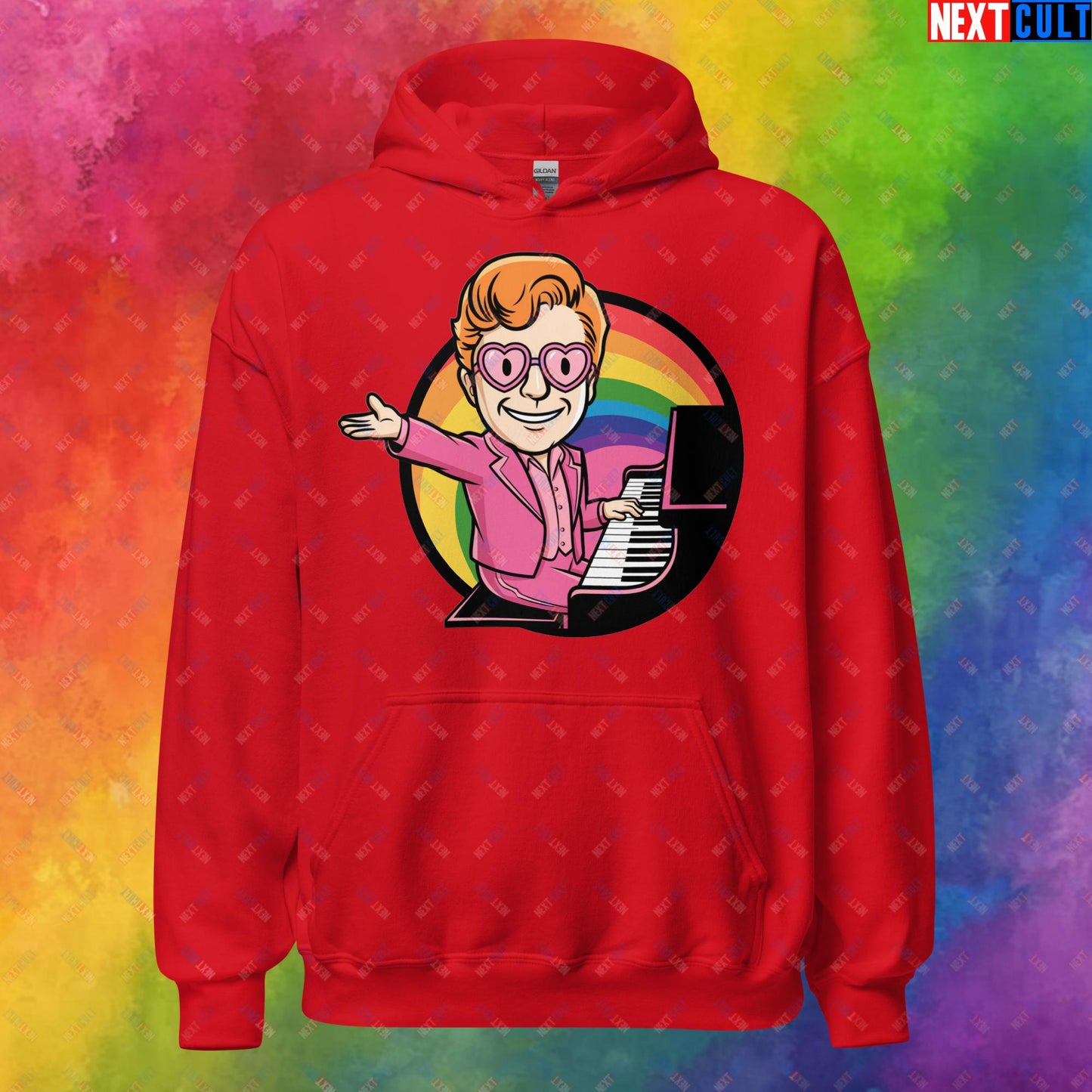 Rocket Boy Elton John Music Vault Boy Fallout Funny Meme Cartoon Mashup Unisex Hoodie Next Cult Brand