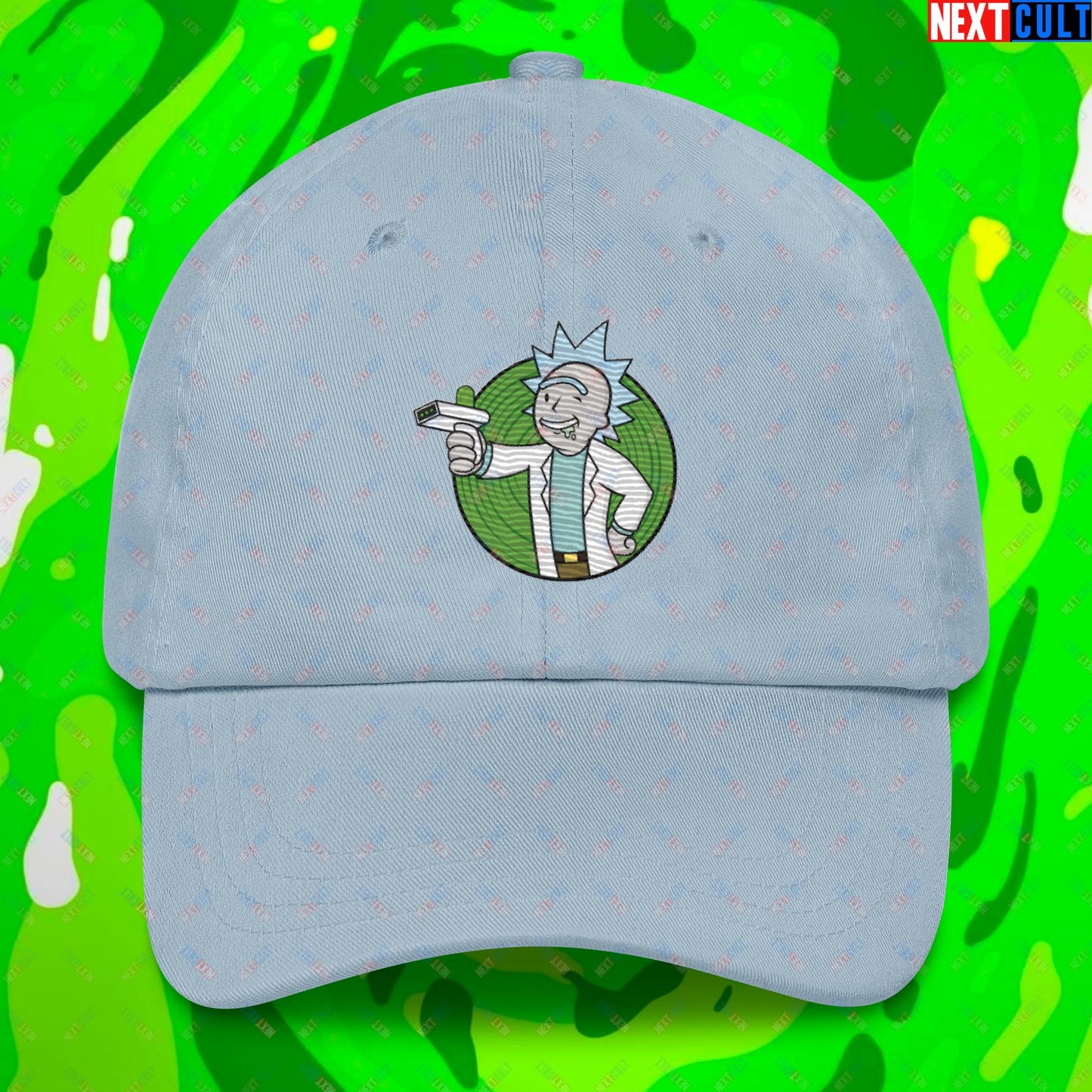 Science Boy Rick and Morty Vault Boy Fallout Funny Meme Cartoon Mashup Dad hat Next Cult Brand