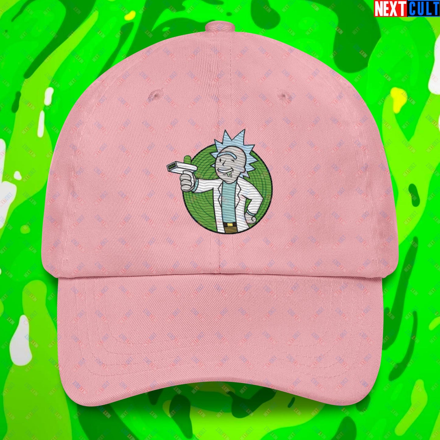 Science Boy Rick and Morty Vault Boy Fallout Funny Meme Cartoon Mashup Dad hat Next Cult Brand