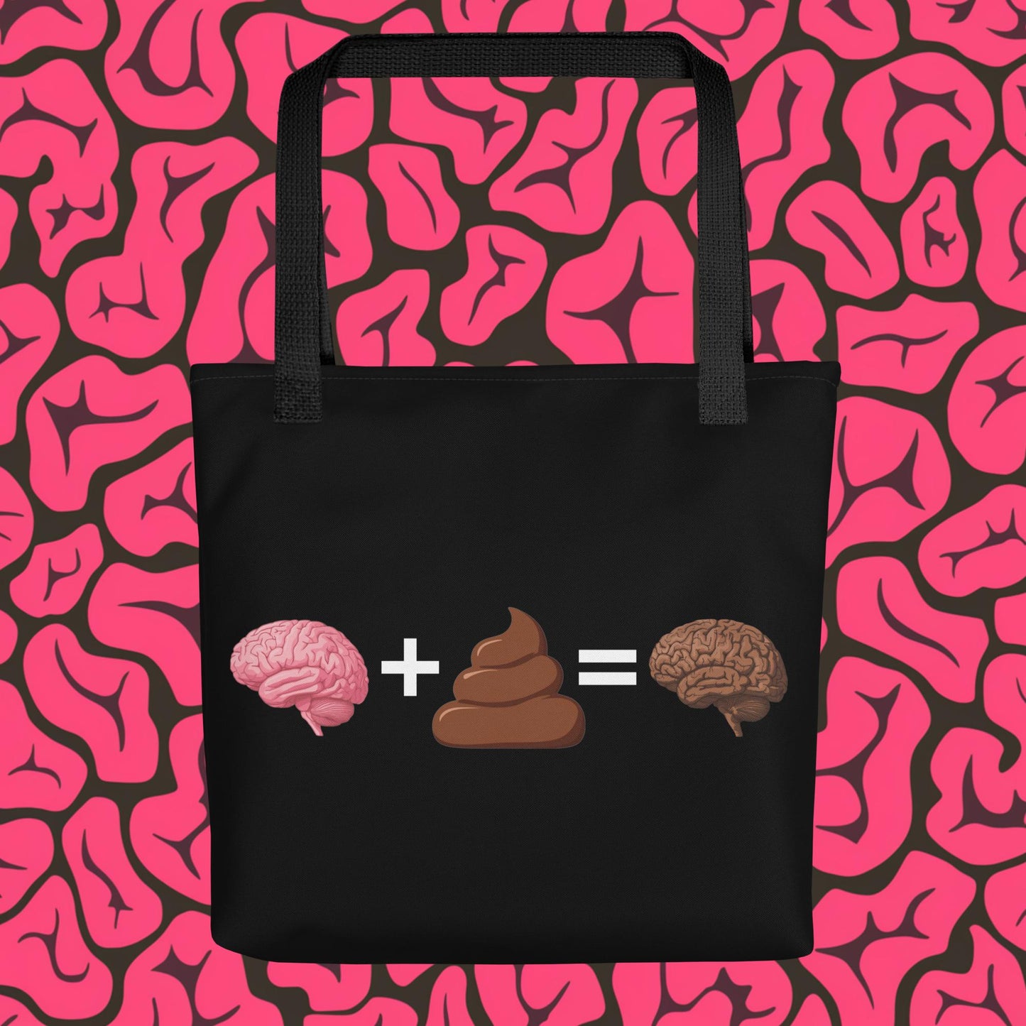 Shit For Brains Funny Math Equation Tote bag Next Cult Brand