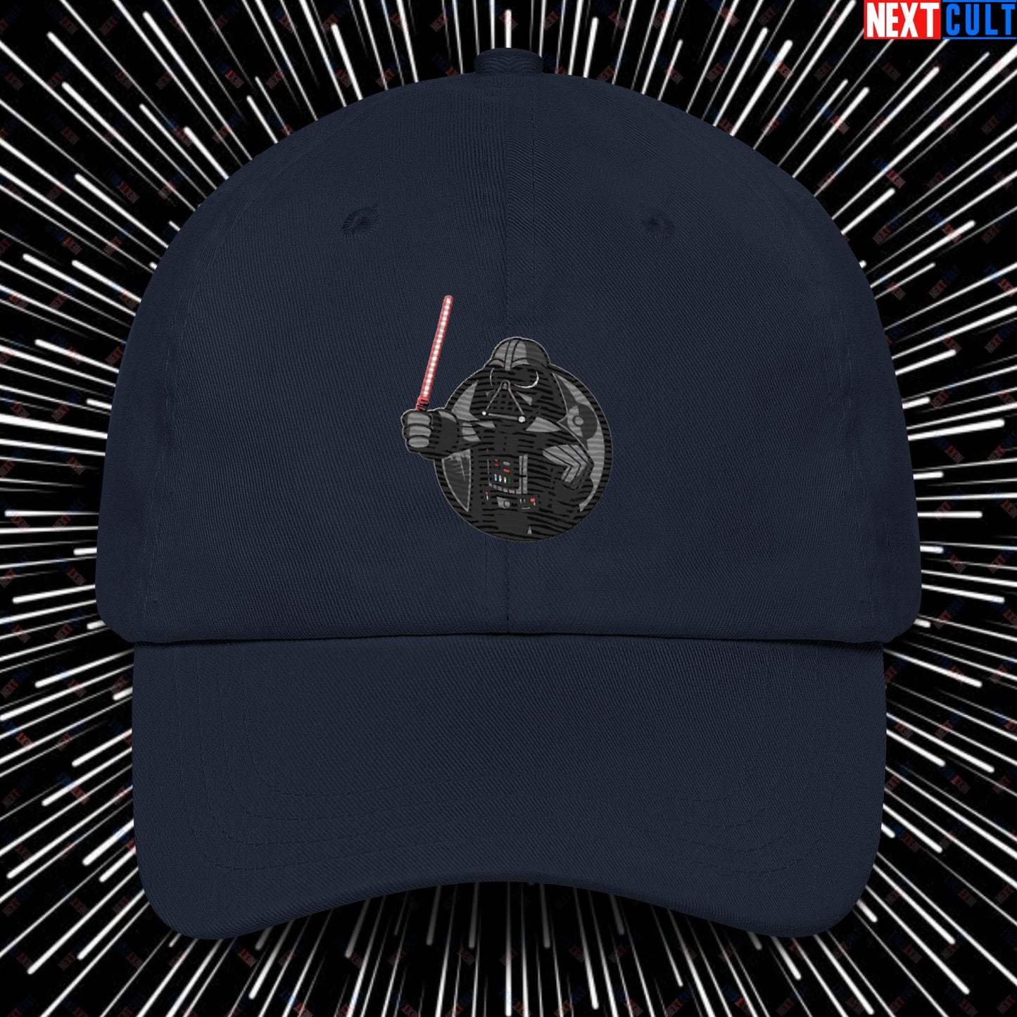 Sith Boy Darth Vader Star Wars Vault Boy Fallout Funny Cartoon Mashup Dad hat Navy Hats Darth Vader Fallout Movies Star Wars Vault Boy Next Cult Brand