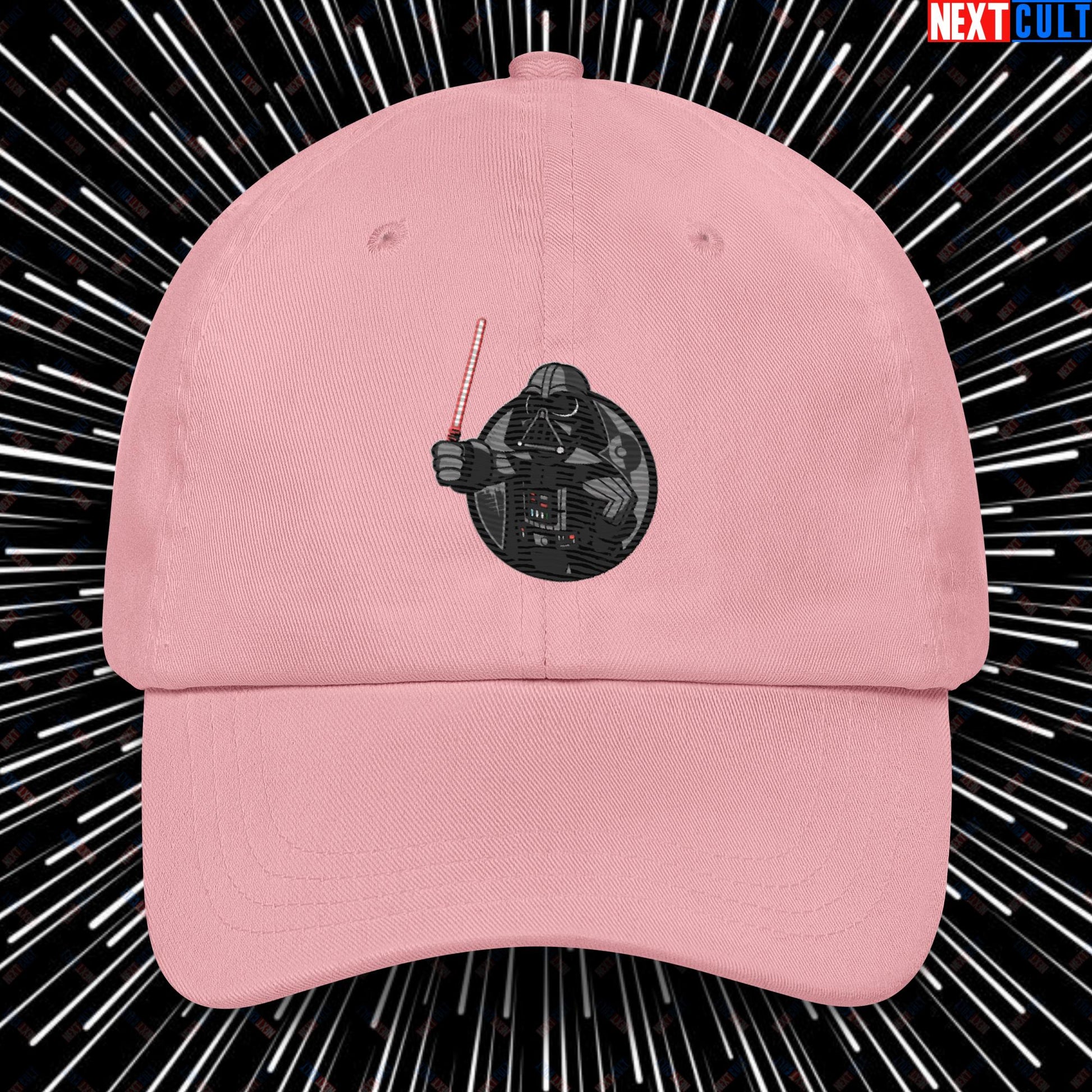 Sith Boy Darth Vader Star Wars Vault Boy Fallout Funny Cartoon Mashup Dad hat Pink Hats Darth Vader Fallout Movies Star Wars Vault Boy Next Cult Brand