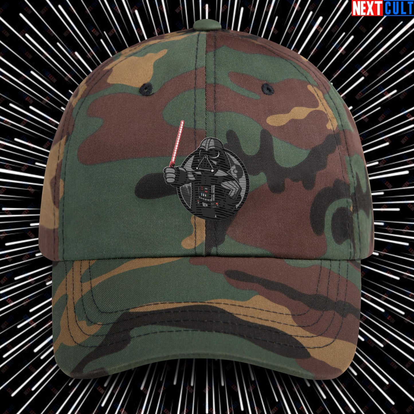 Sith Boy Darth Vader Star Wars Vault Boy Fallout Funny Cartoon Mashup Dad hat Green Camo Hats Darth Vader Fallout Movies Star Wars Vault Boy Next Cult Brand