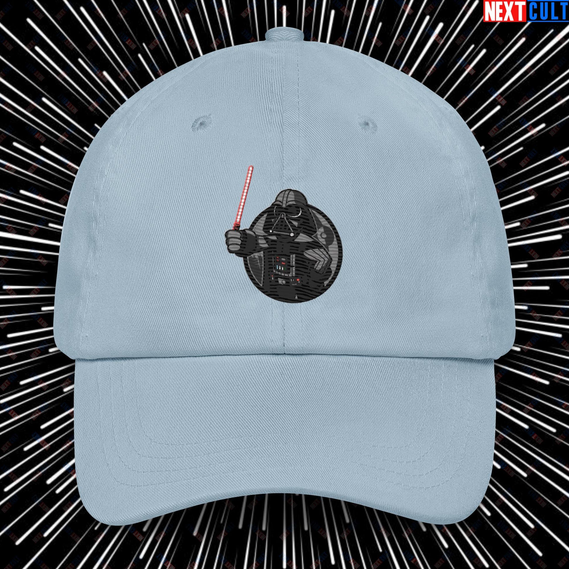 Sith Boy Darth Vader Star Wars Vault Boy Fallout Funny Cartoon Mashup Dad hat Light Blue Hats Darth Vader Fallout Movies Star Wars Vault Boy Next Cult Brand