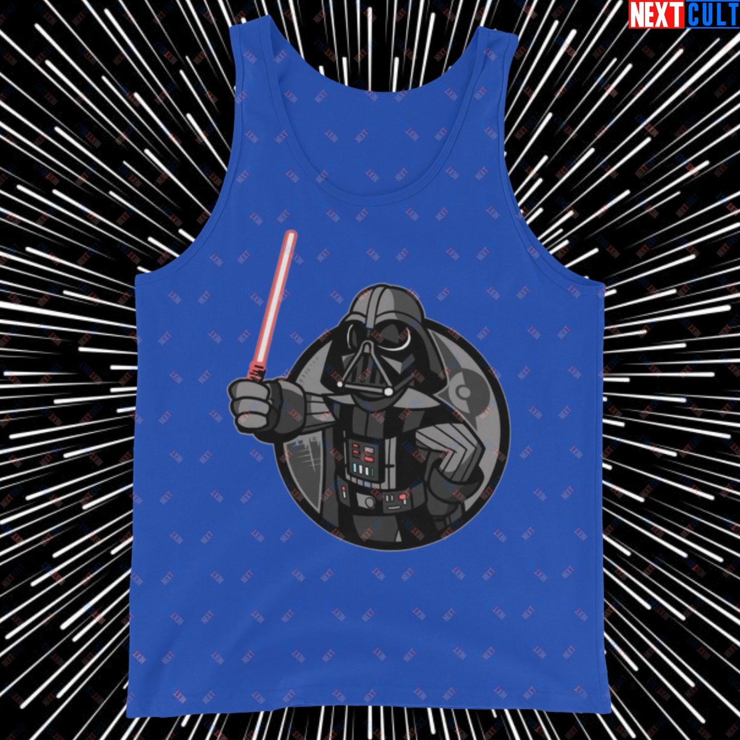 Sith Boy Darth Vader Star Wars Vault Boy Fallout Funny Cartoon Mashup Tank Top True Royal Tank Tops Darth Vader Fallout Movies Star Wars Vault Boy Next Cult Brand