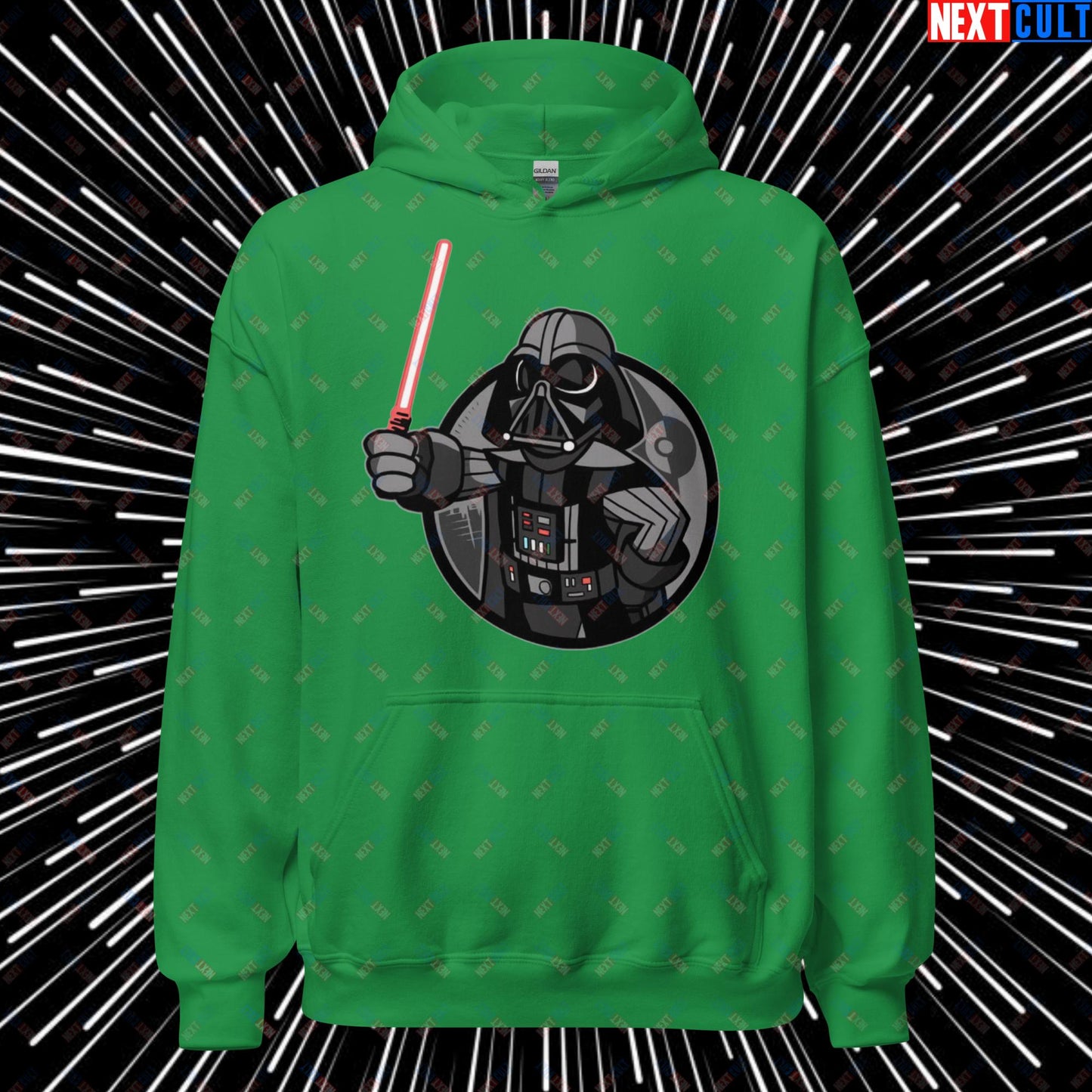 Sith Boy Darth Vader Star Wars Vault Boy Fallout Funny Cartoon Mashup Unisex Hoodie Irish Green Hoodies Darth Vader Fallout Movies Star Wars Vault Boy Next Cult Brand