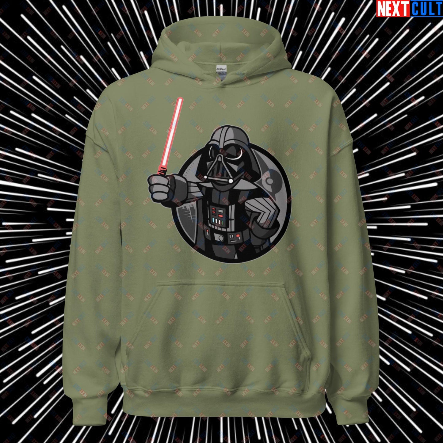 Sith Boy Darth Vader Star Wars Vault Boy Fallout Funny Cartoon Mashup Unisex Hoodie Military Green Hoodies Darth Vader Fallout Movies Star Wars Vault Boy Next Cult Brand