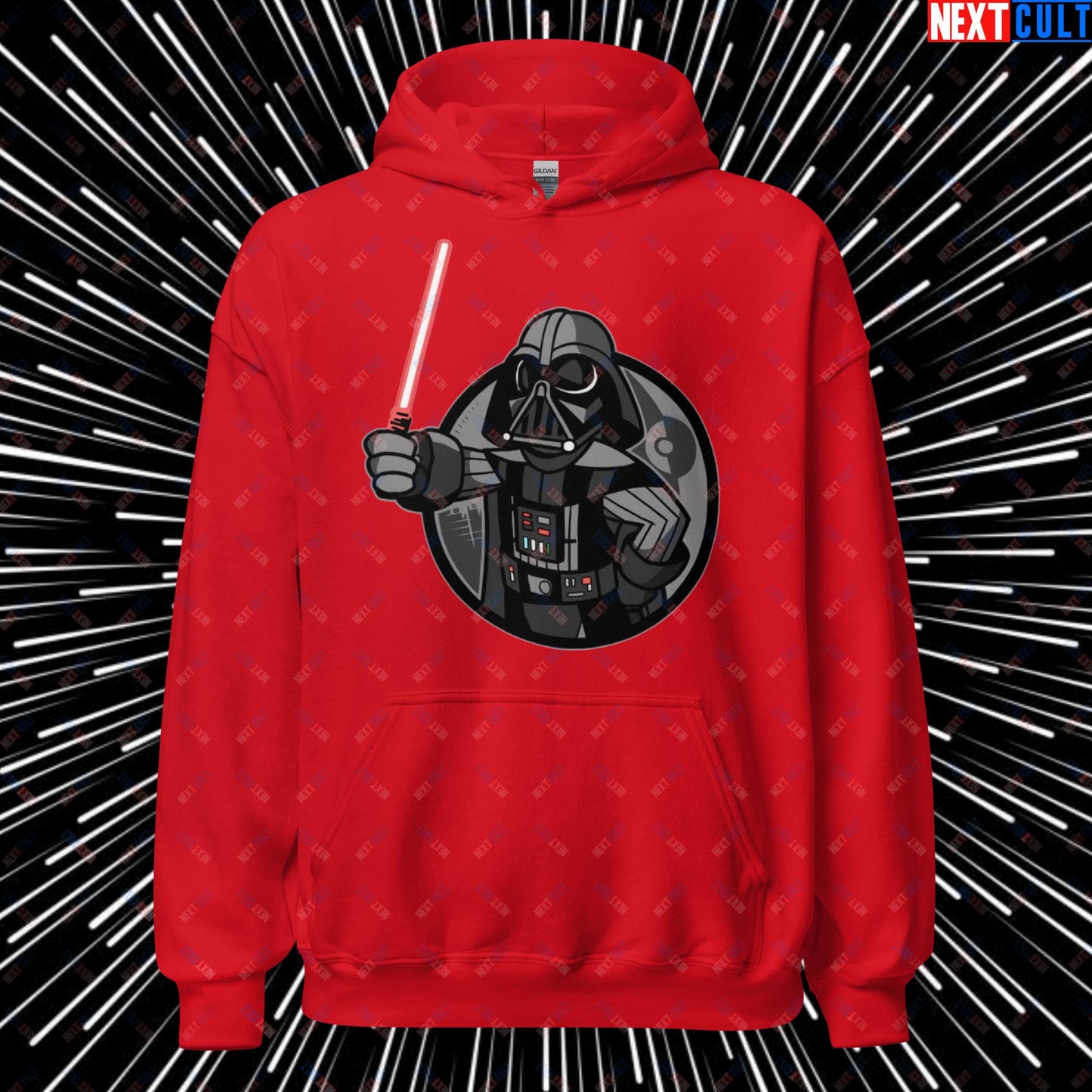 Sith Boy Darth Vader Star Wars Vault Boy Fallout Funny Cartoon Mashup Unisex Hoodie Red Hoodies Darth Vader Fallout Movies Star Wars Vault Boy Next Cult Brand