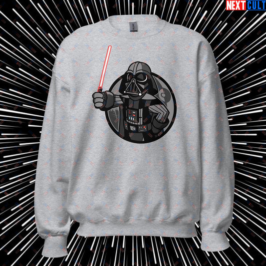 Sith Boy Darth Vader Star Wars Vault Boy Fallout Funny Cartoon Mashup Unisex Sweatshirt Sport Grey Sweatshirts Darth Vader Fallout Movies Star Wars Vault Boy Next Cult Brand