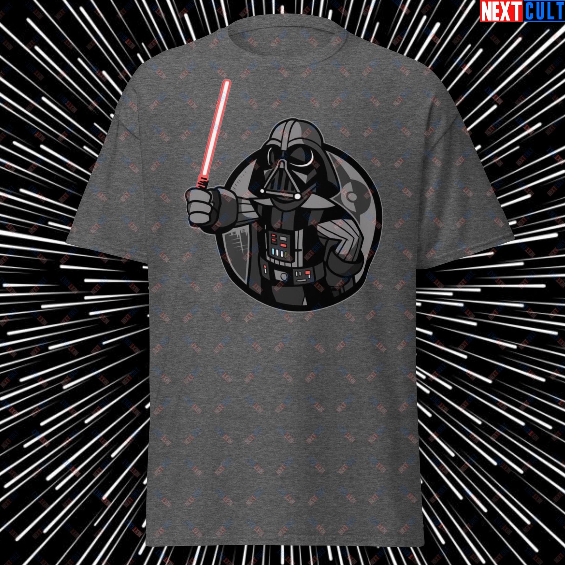 Sith Boy Darth Vader Star Wars Vault Boy Fallout Funny Cartoon Mashup Unisex tee Next Cult Brand