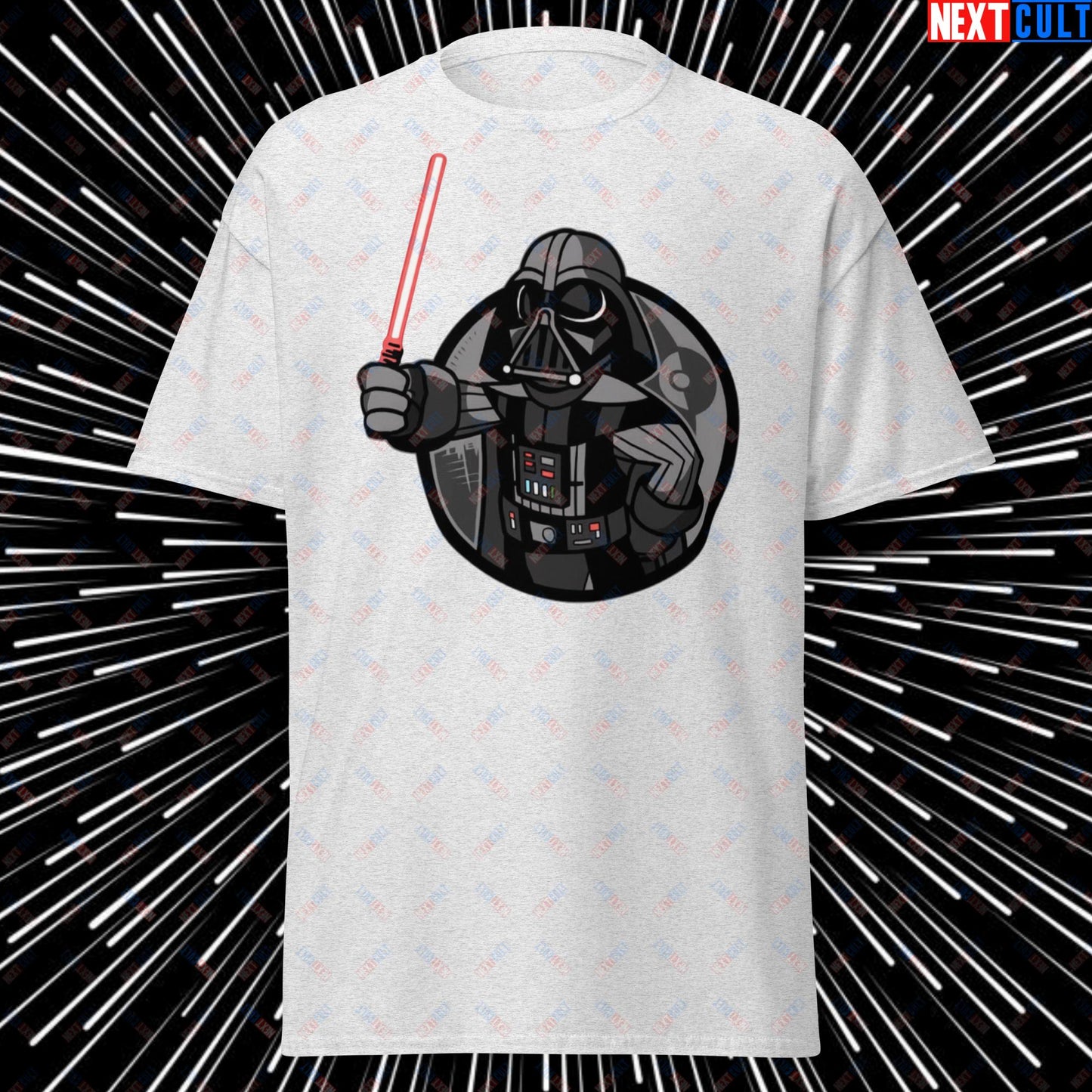 Sith Boy Darth Vader Star Wars Vault Boy Fallout Funny Cartoon Mashup Unisex tee Next Cult Brand