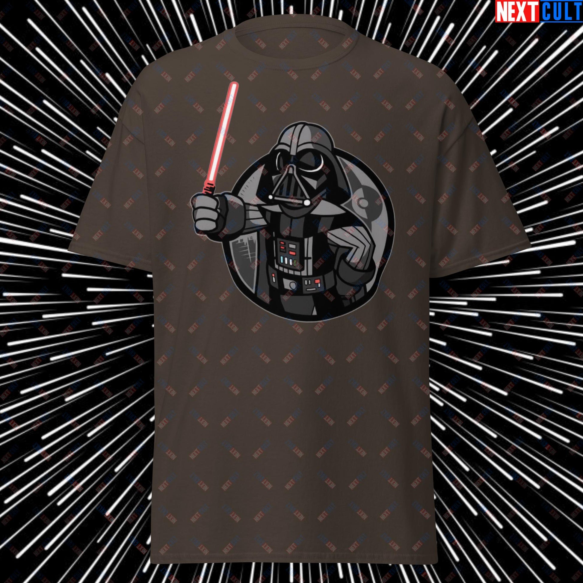 Sith Boy Darth Vader Star Wars Vault Boy Fallout Funny Cartoon Mashup Unisex tee Next Cult Brand