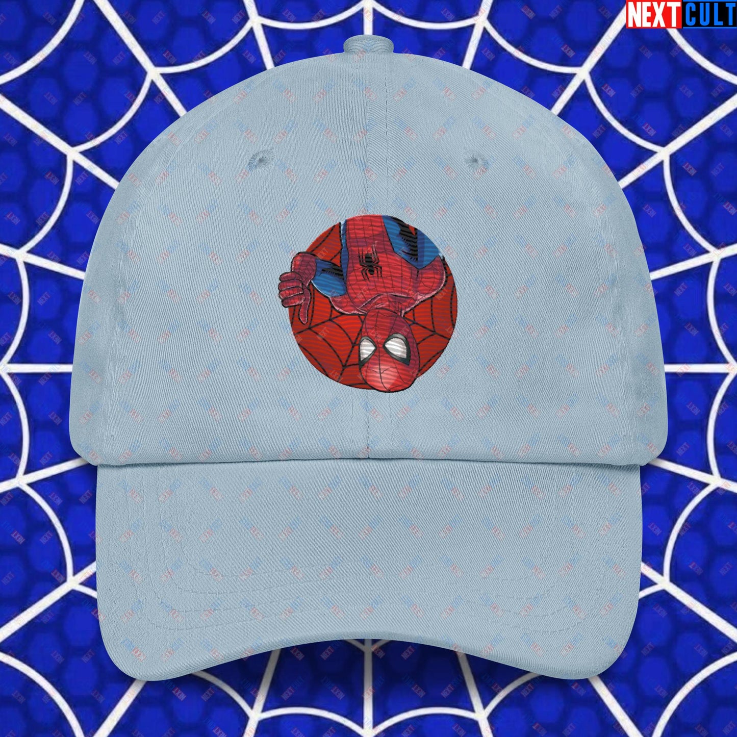 Spider Boy Vault Boy Fallout Funny Meme Cartoon Mashup Dad hat Next Cult Brand