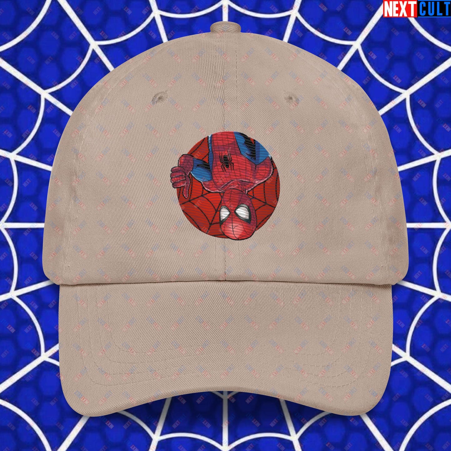 Spider Boy Vault Boy Fallout Funny Meme Cartoon Mashup Dad hat Next Cult Brand