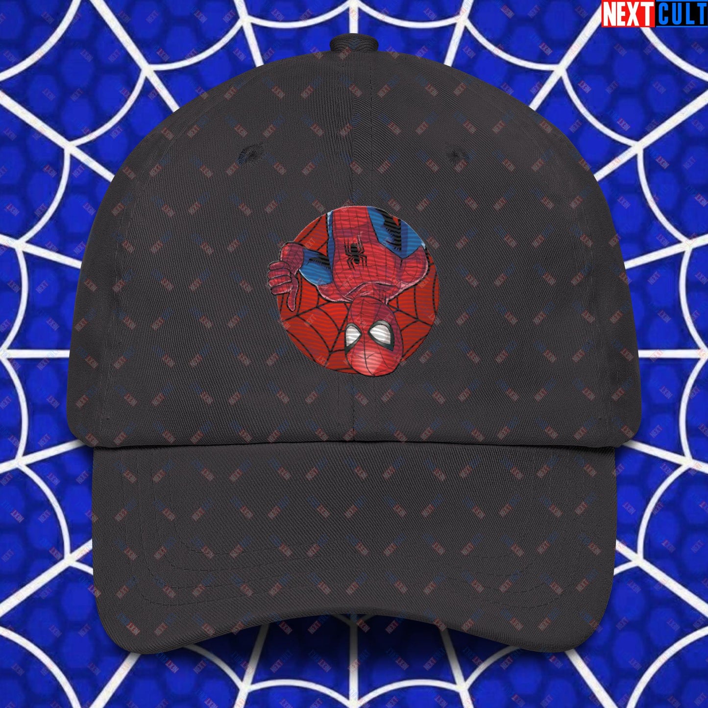 Spider Boy Vault Boy Fallout Funny Meme Cartoon Mashup Dad hat Next Cult Brand