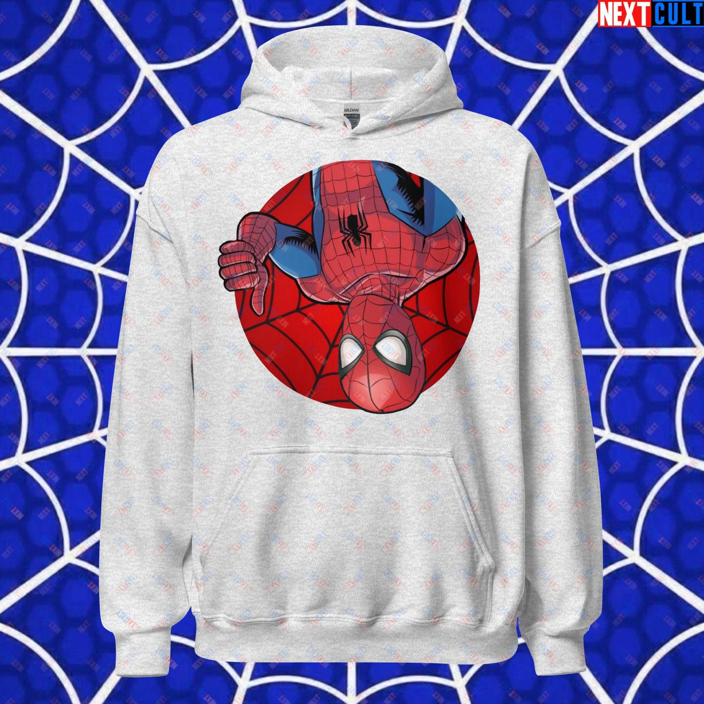 Spider Boy Vault Boy Fallout Funny Meme Cartoon Mashup Unisex Hoodie Ash Hoodies Fallout Movies Spiderman Superheroes Vault Boy Next Cult Brand