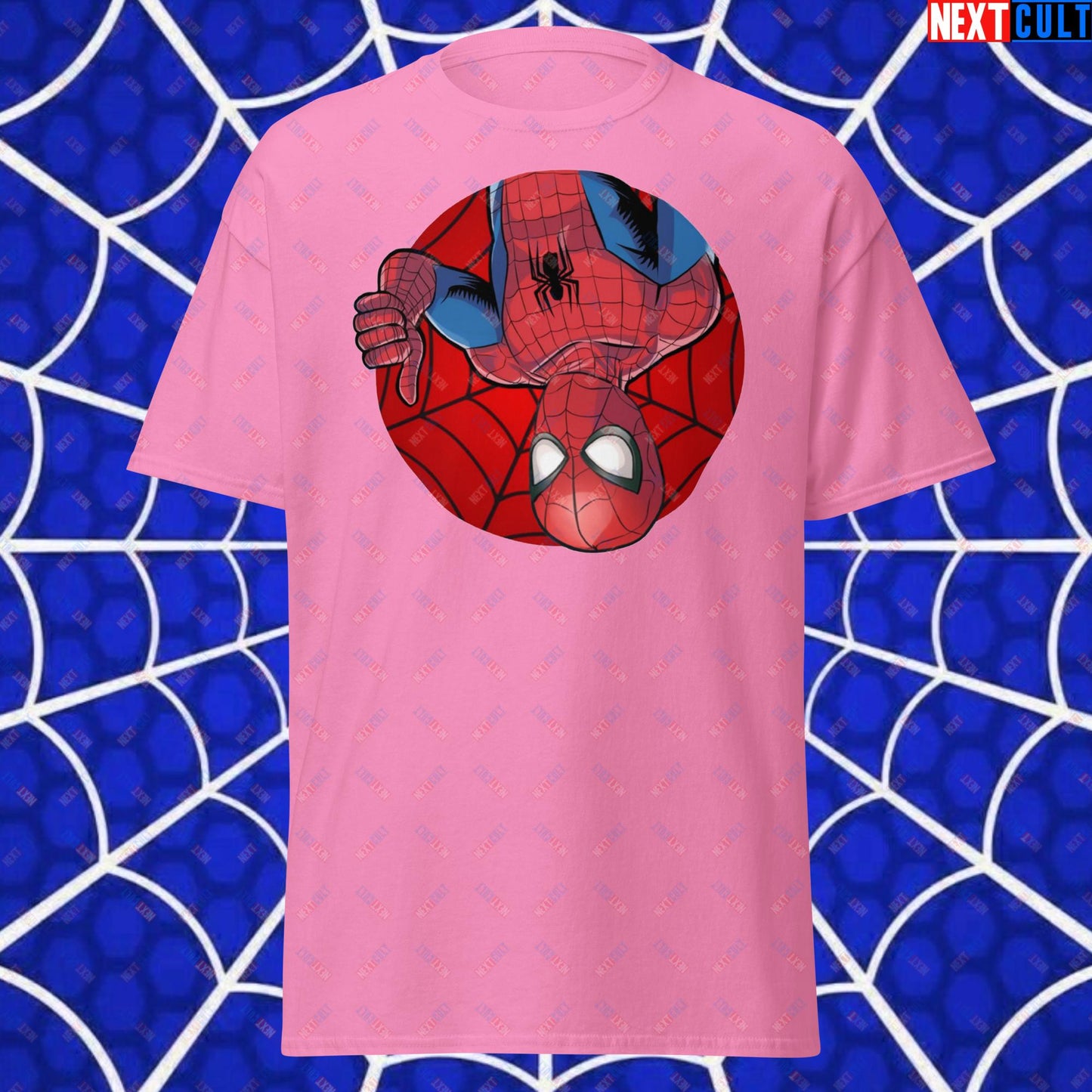 Spider Boy Vault Boy Fallout Funny Meme Cartoon Mashup Unisex classic tee Azalea T-shirts Fallout Movies Spiderman Superheroes Vault Boy Next Cult Brand