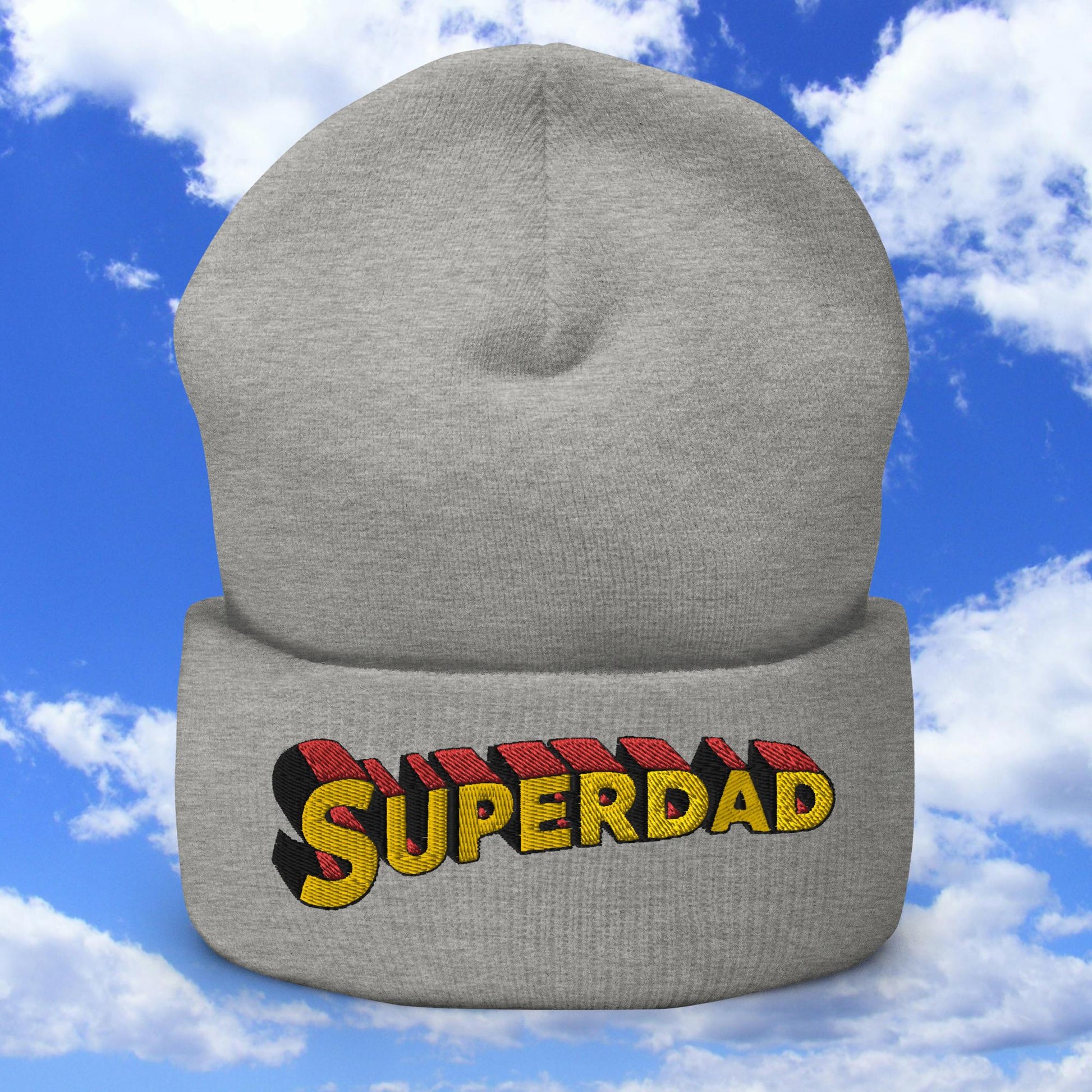 Superdad Father Superhero Cuffed Beanie Next Cult Brand