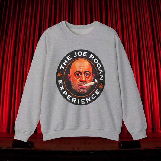 The Joe Rogan Experience Smoking Weed Marijuana Pot Funny Unisex Heavy Blend Crewneck Sweatshirt Next Cult Brand