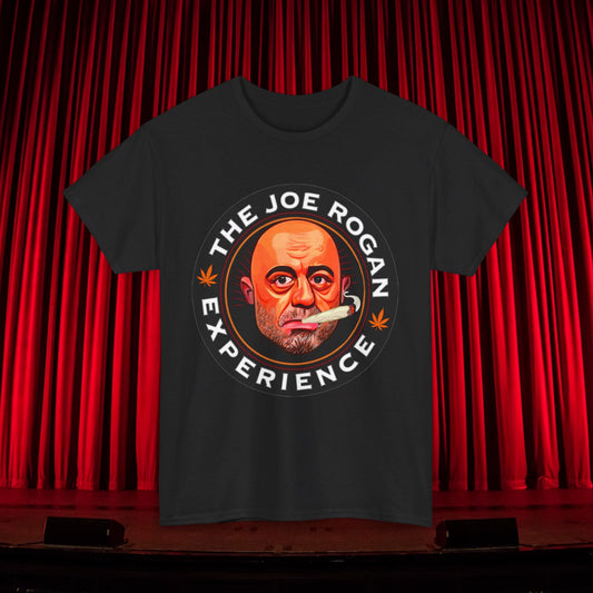 The Joe Rogan Experience Smoking Weed Marijuana Pot Funny Unisex Heavy Cotton Tee Next Cult Brand