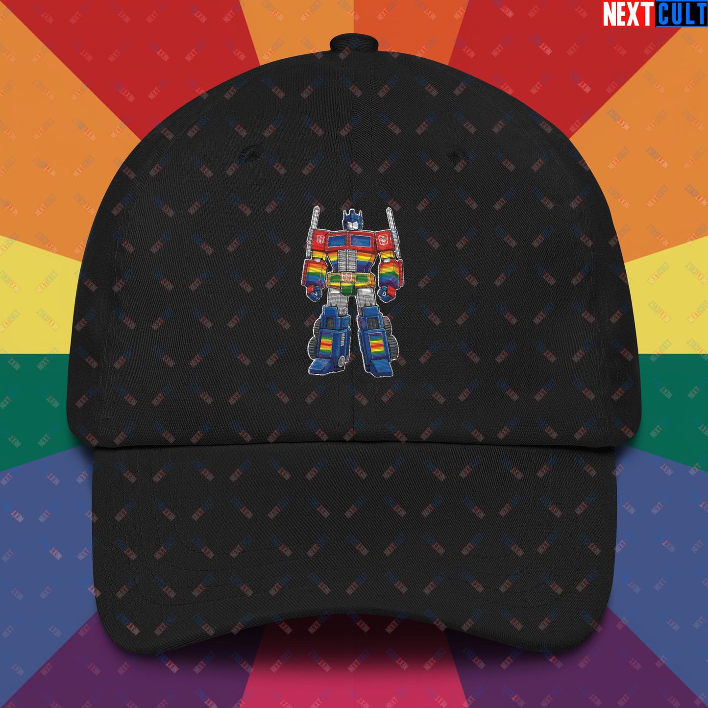 Transformer Transgender Pride Funny LGBTQ+ Dad hat Next Cult Brand